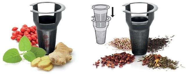 Dizájnos teáskanna szűrővel